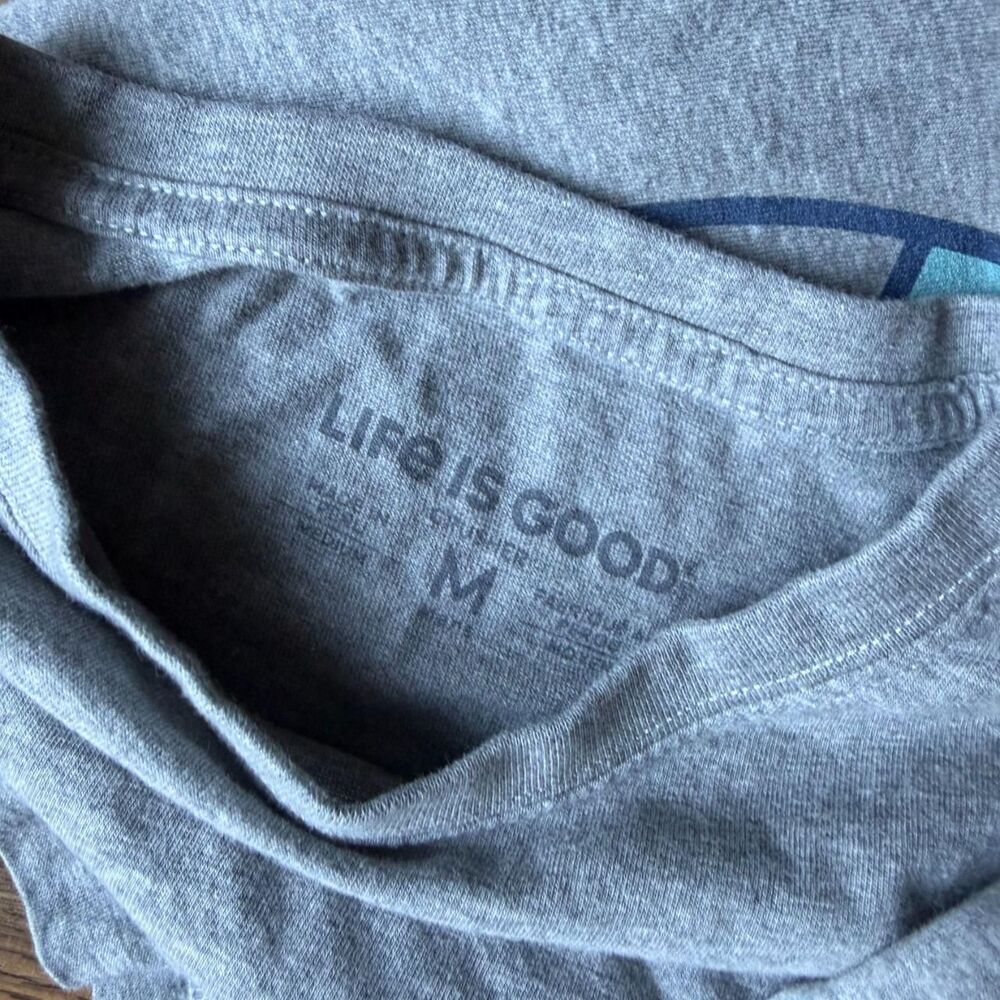 Life-is-good Women's Grey T-shirt - Picture 5 of 5